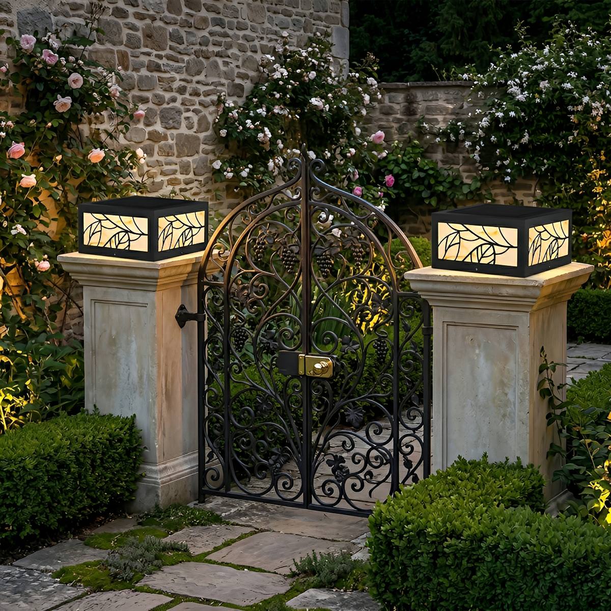 Waterproof Modern Square LED Outdoor Deck Post Lights Pillar Light - Flyachilles