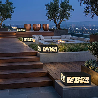 Waterproof Modern Square LED Outdoor Deck Post Lights Pillar Light - Flyachilles