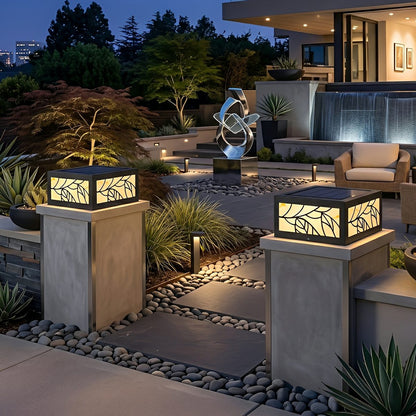 Waterproof Modern Square LED Outdoor Deck Post Lights Pillar Light - Flyachilles