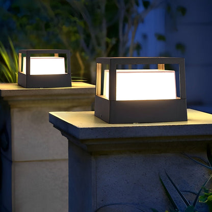 Waterproof Modern Square Outdoor Post Cap Light Fence Landscape Light - Flyachilles