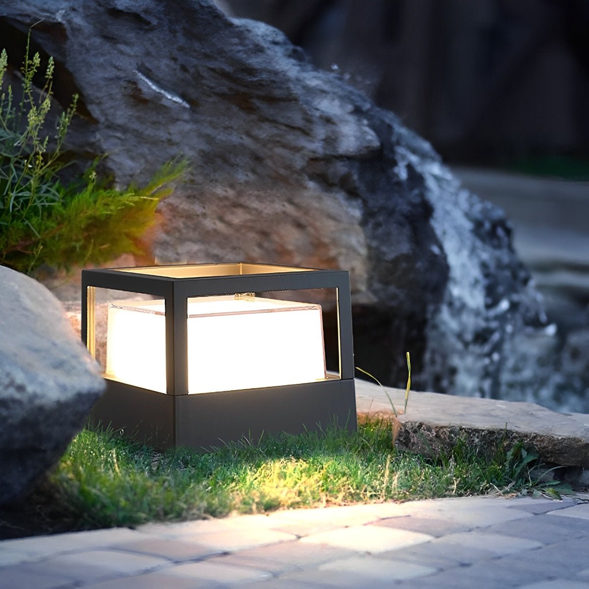 Waterproof Modern Square Outdoor Post Cap Light Fence Landscape Light - Flyachilles