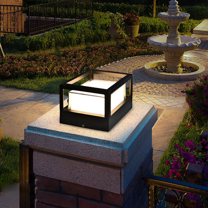 Waterproof Modern Square Outdoor Post Cap Light Fence Landscape Light - Flyachilles