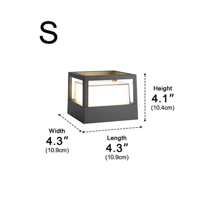 Waterproof Modern Square Outdoor Post Cap Light Fence Landscape Light - Flyachilles