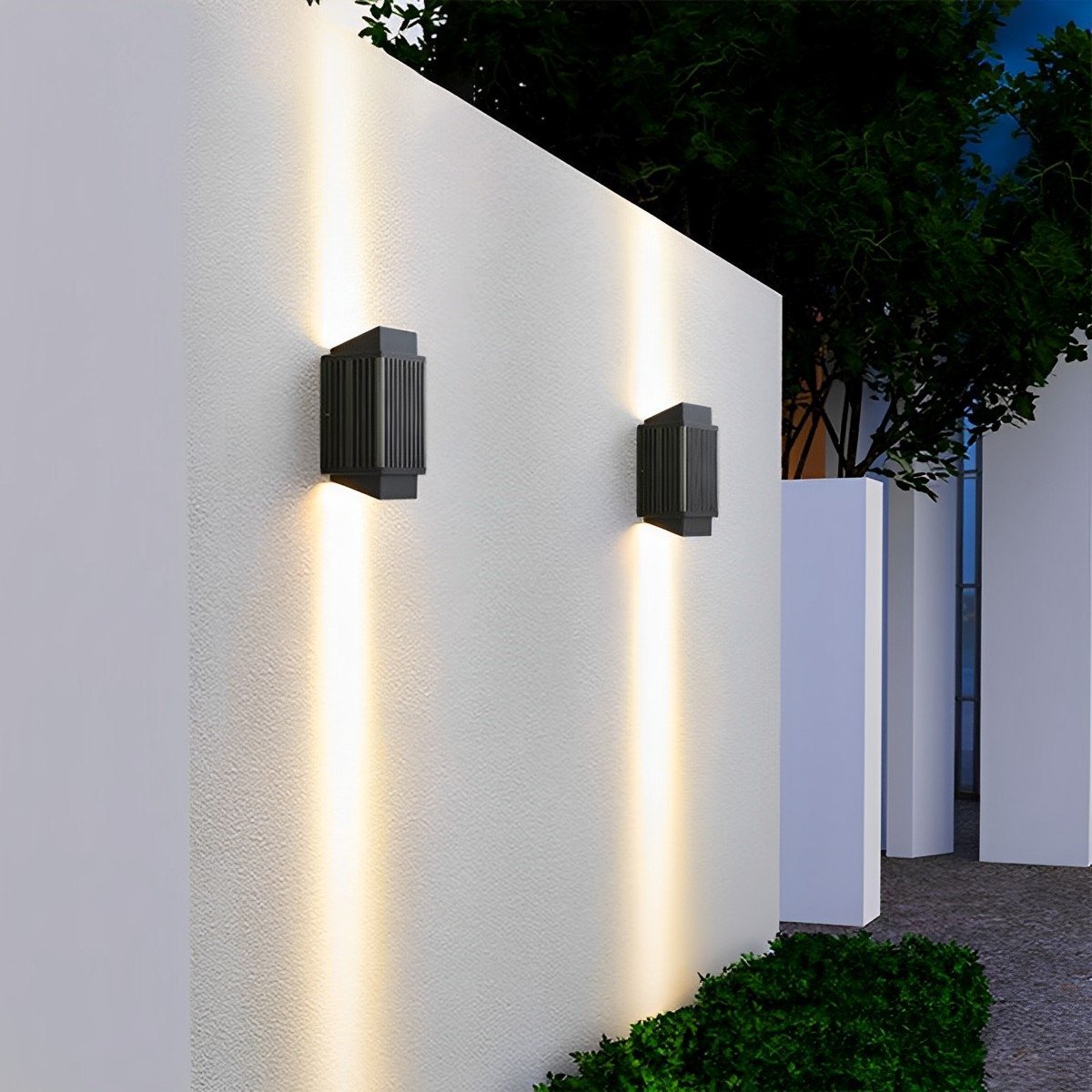 Waterproof Modern Up and Down Minimalist Outdoor LED Wall Lights - Flyachilles