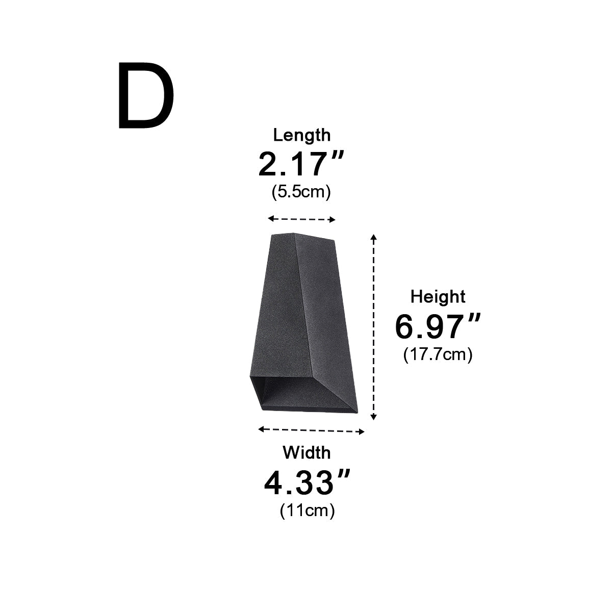 Waterproof Modern Up&amp;Down LED Outdoor Spotlight Wall Washer Light - Flyachilles