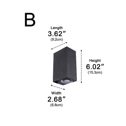 Waterproof Modern Up&amp;Down LED Outdoor Spotlight Wall Washer Light - Flyachilles