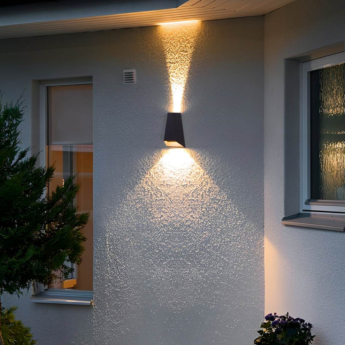 Waterproof Modern Up&amp;Down LED Outdoor Spotlight Wall Washer Light - Flyachilles