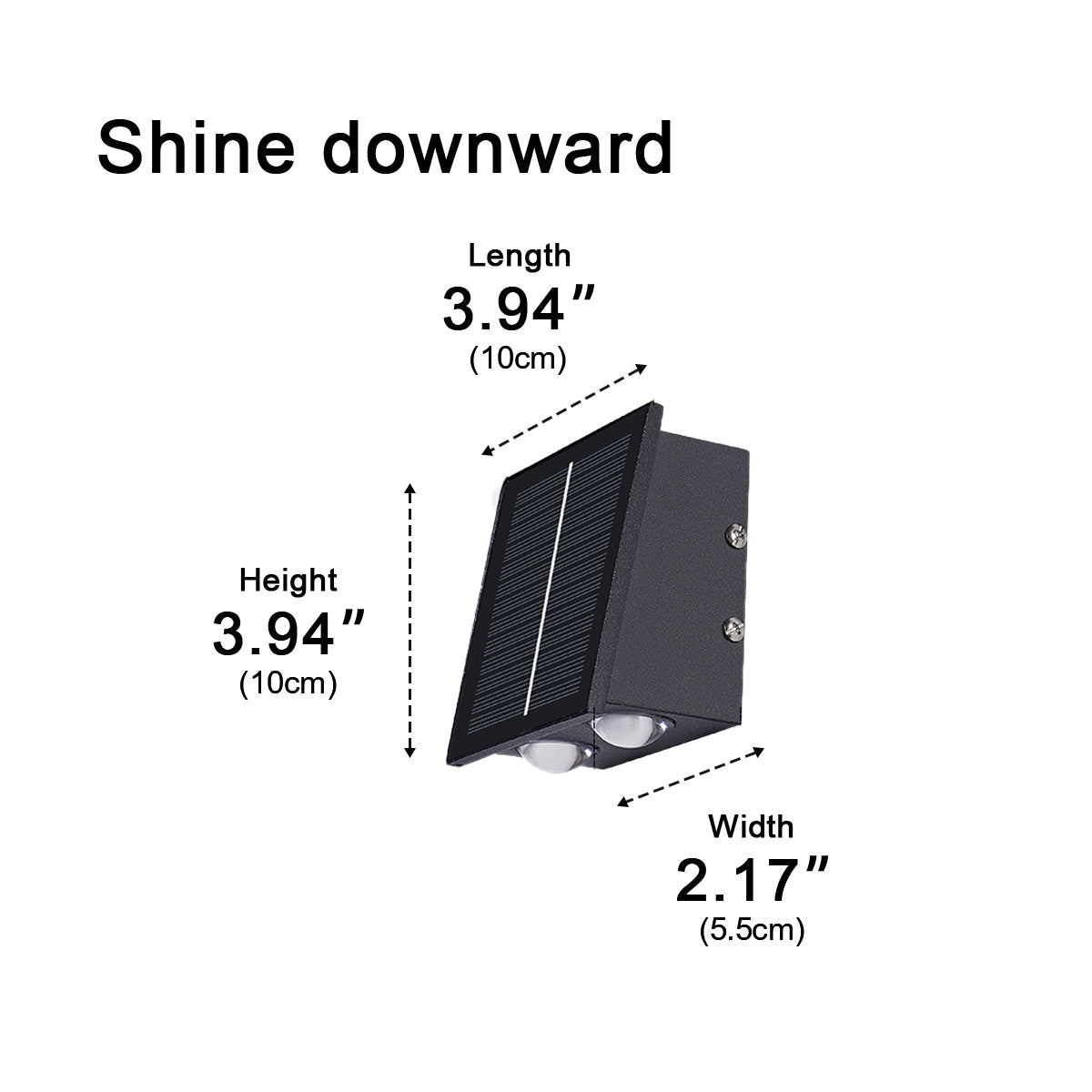 Waterproof Modern Up&amp;Down LED Outdoor Wall Washer Lights - Flyachilles