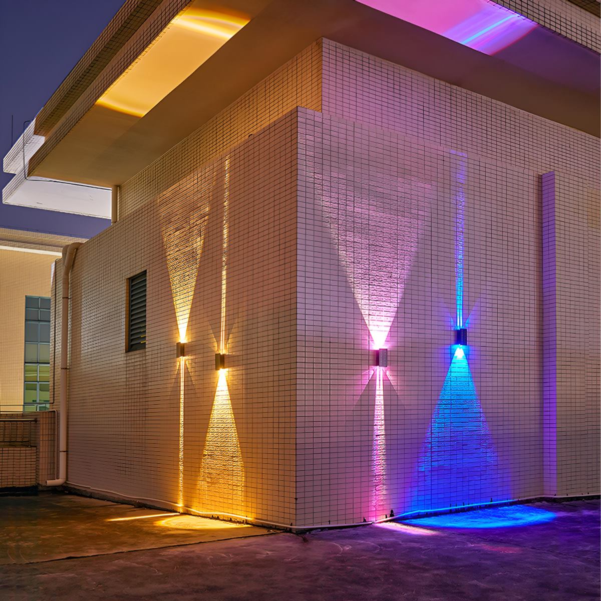 Waterproof Modern Up&amp;Down LED Outdoor Wall Washer Lights - Flyachilles