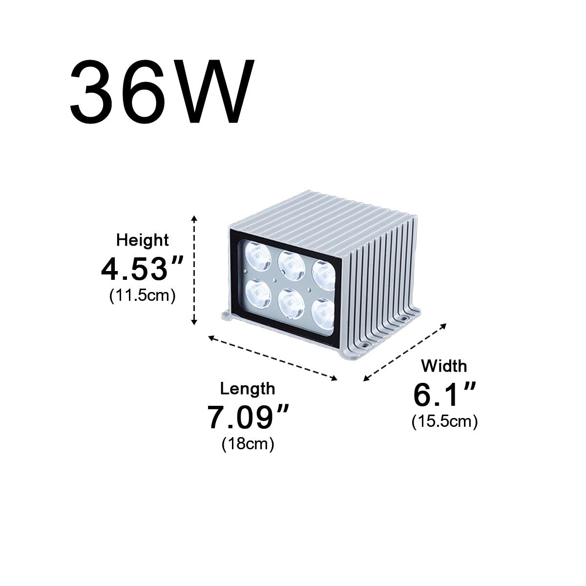 Waterproof Modern Up&amp;Down LED Outdoor Wall Washer Spot Lights - Flyachilles