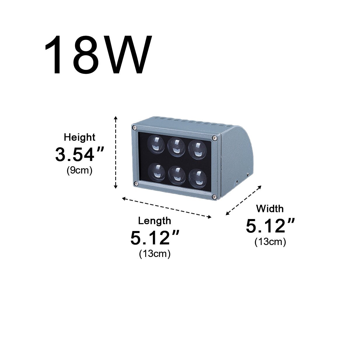 Waterproof Modern Up&amp;Down LED Outdoor Wall Washer Spot Lights - Flyachilles