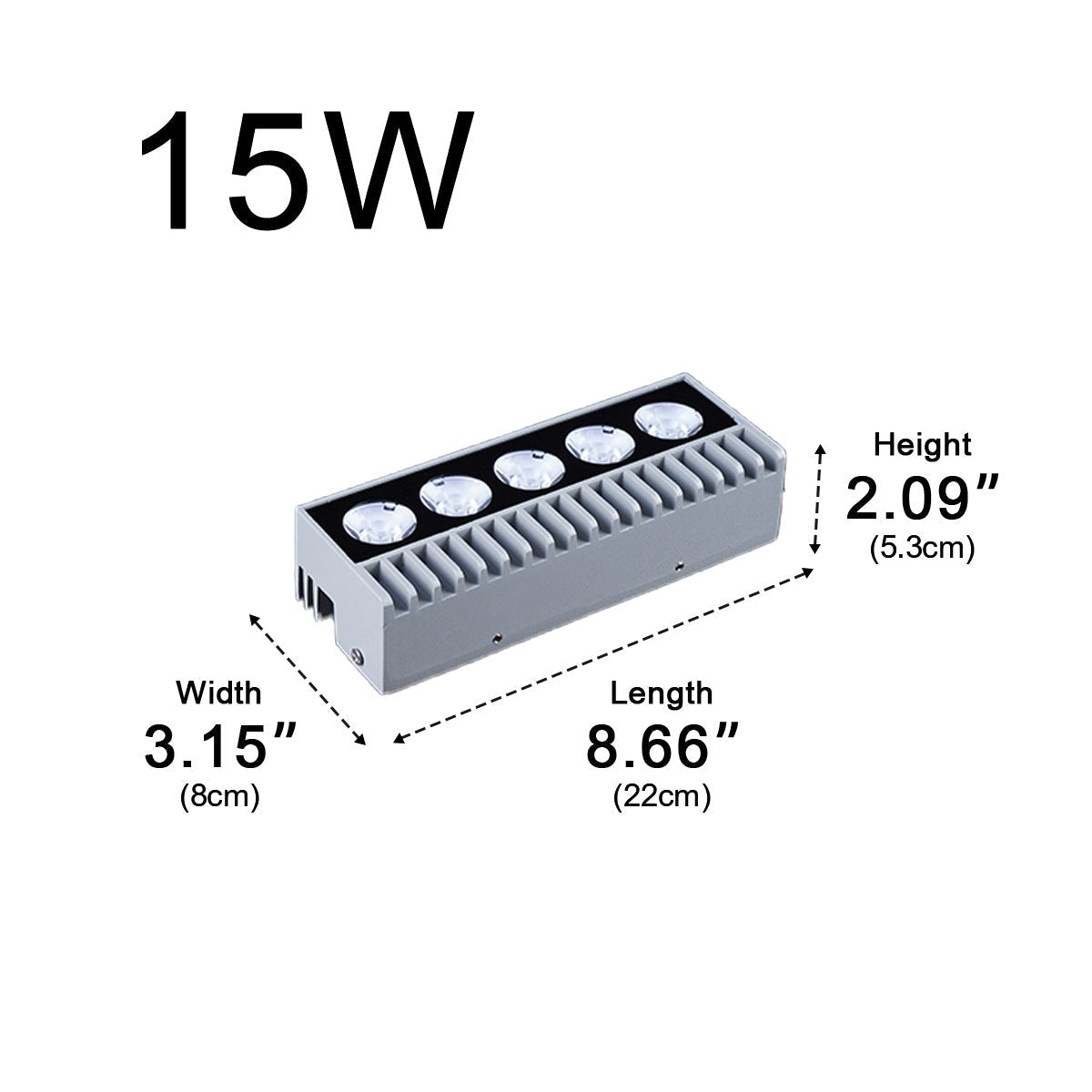 Waterproof Modern Up&amp;Down LED Outdoor Wall Washer Spot Lights - Flyachilles