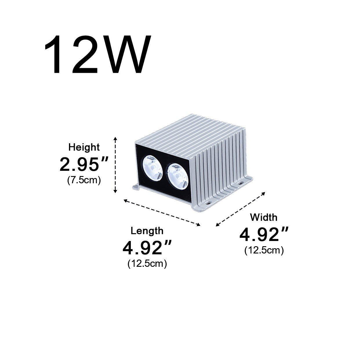 Waterproof Modern Up&amp;Down LED Outdoor Wall Washer Spot Lights - Flyachilles