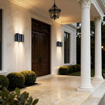 Waterproof Modern Water Wave Up and Down Wall Sconce Light - Flyachilles