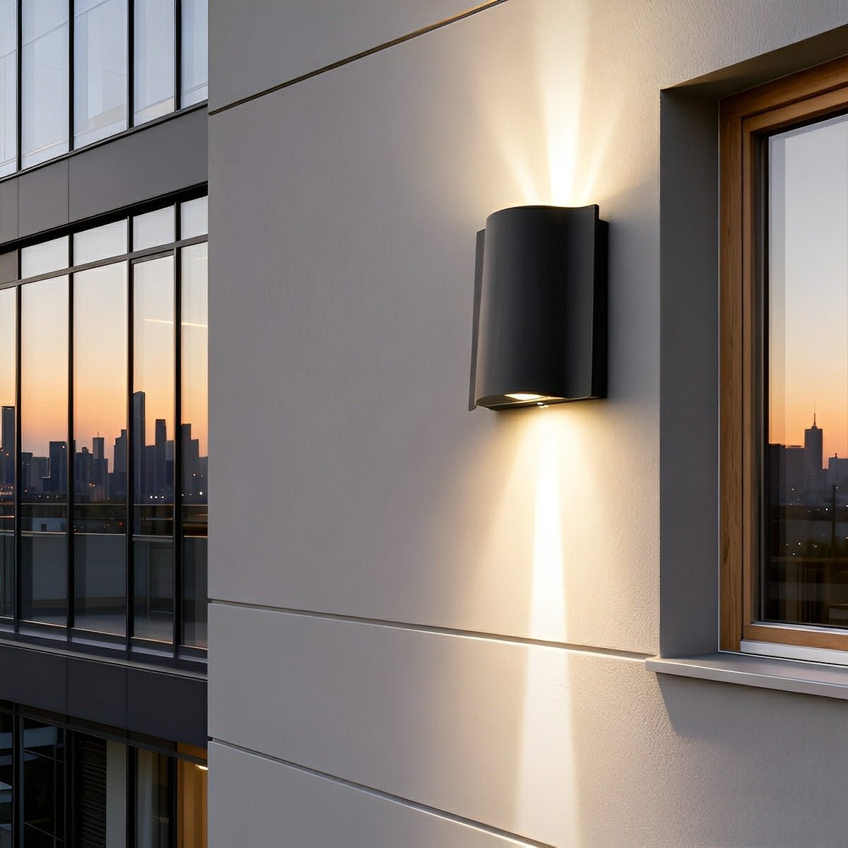 Waterproof Modern Water Wave Up and Down Wall Sconce Light - Flyachilles