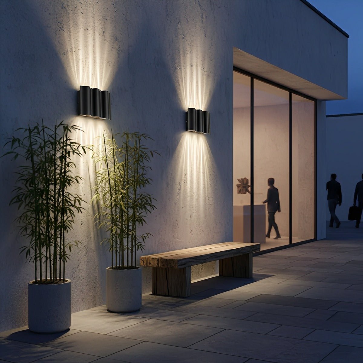 Waterproof Modern Water Wave Up and Down Wall Sconce Light - Flyachilles