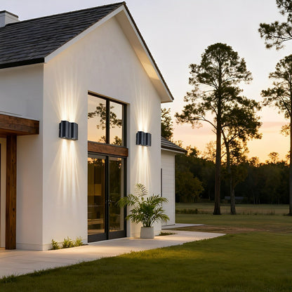 Waterproof Modern Water Wave Up and Down Wall Sconce Light - Flyachilles