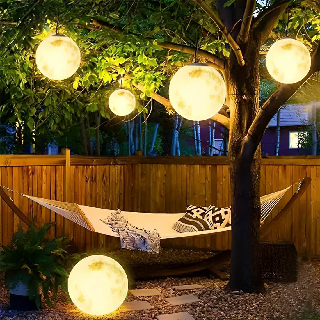 Waterproof Moon Garden Landscape Outdoor Ceiling Lights - Flyachilles