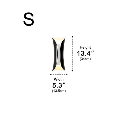 Waterproof Nordic Modern Minimalist UP Down Wall Sconces - Flyachilles