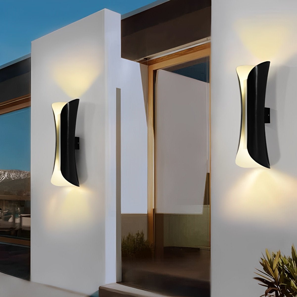 Waterproof Nordic Modern Minimalist UP Down Wall Sconces - Flyachilles