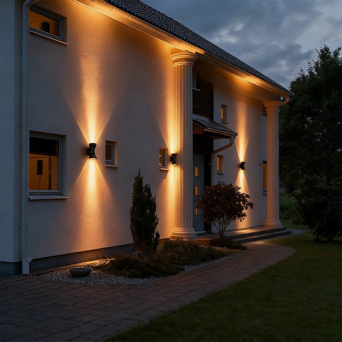Waterproof Outdoor Adjustable Up and Down LED Exterior Wall Lights Spotlight - Flyachilles