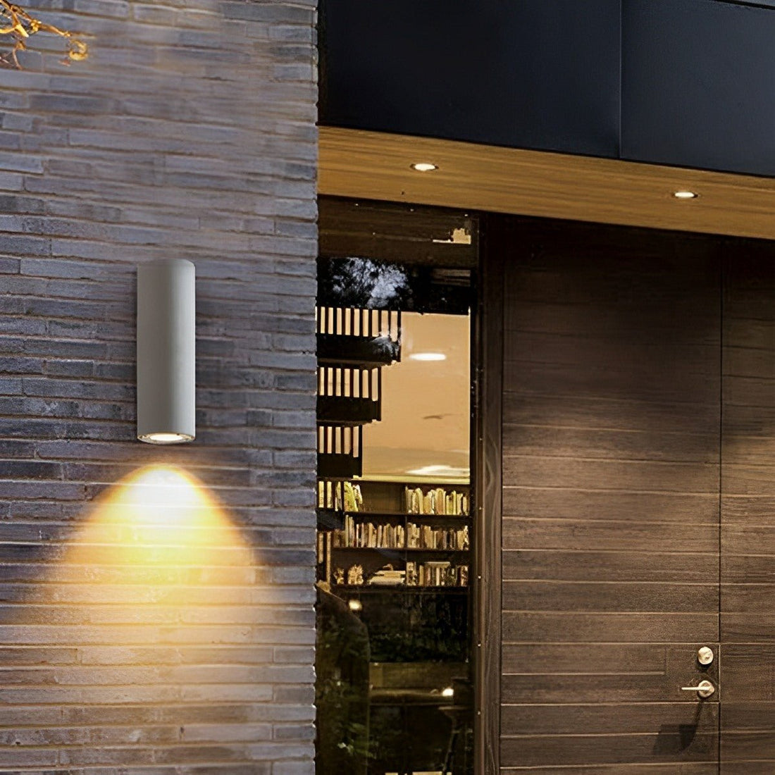 Waterproof Outdoor Cemen Cylinder Down Exterior Porch LED Wall Lights - Flyachilles