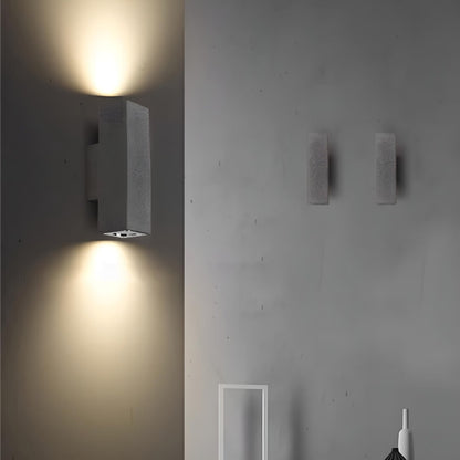 Waterproof Outdoor Cemen Rectangulart Up&amp;Down Exterior Porch LED Wall Lights - Flyachilles