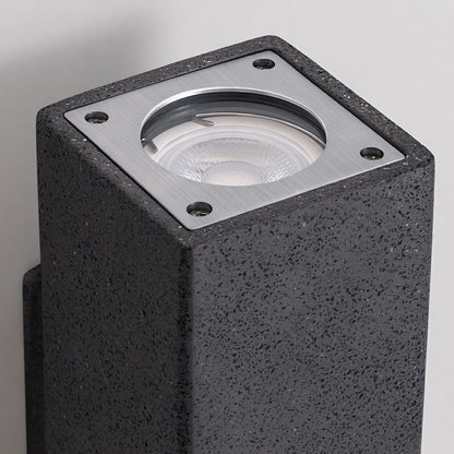 Waterproof Outdoor Concrete Rectangulart Up&amp;Down Exterior Porch LED Wall Lights - Flyachilles