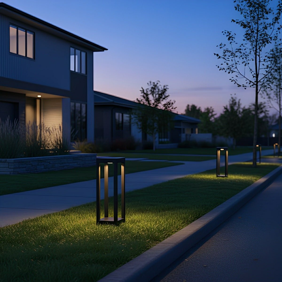 Waterproof Outdoor Garden LED Lawn Lamp Bollard Path Lights - Flyachilles
