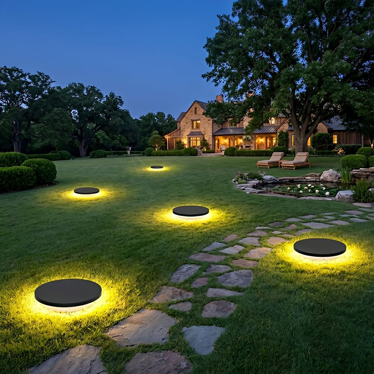 Waterproof Outdoor Grass Light LED Ground Lights for Villa Garden - Flyachilles