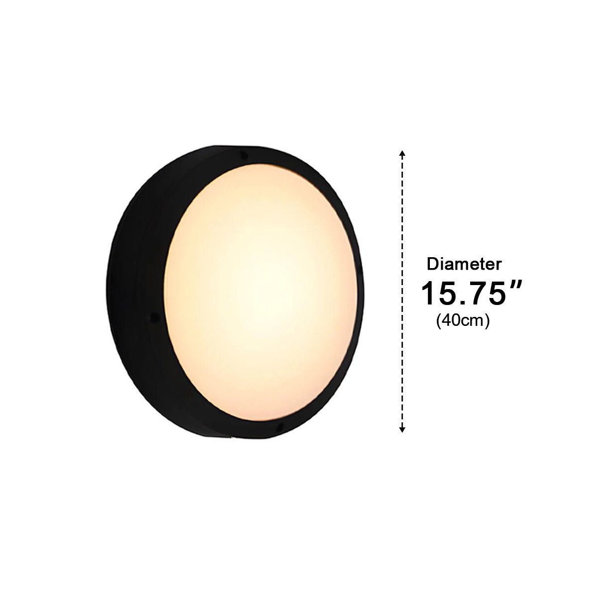 Waterproof Outdoor LED Round Porch Light Exterior Wall Lights - Flyachilles