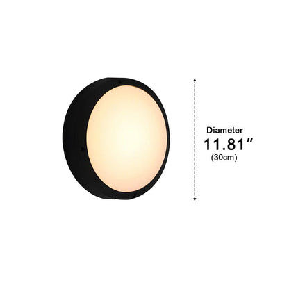 Waterproof Outdoor LED Round Porch Light Exterior Wall Lights - Flyachilles