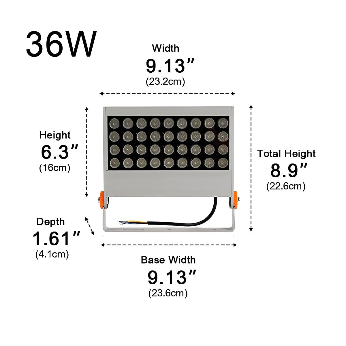 Waterproof Outdoor LED Spot Lights – Industrial Exterior Wall Washer Lighting - Flyachilles