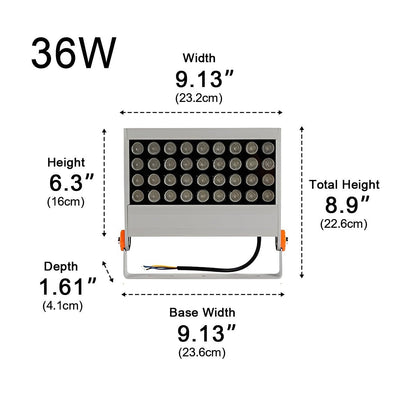 Waterproof Outdoor LED Spot Lights – Industrial Exterior Wall Washer Lighting - Flyachilles