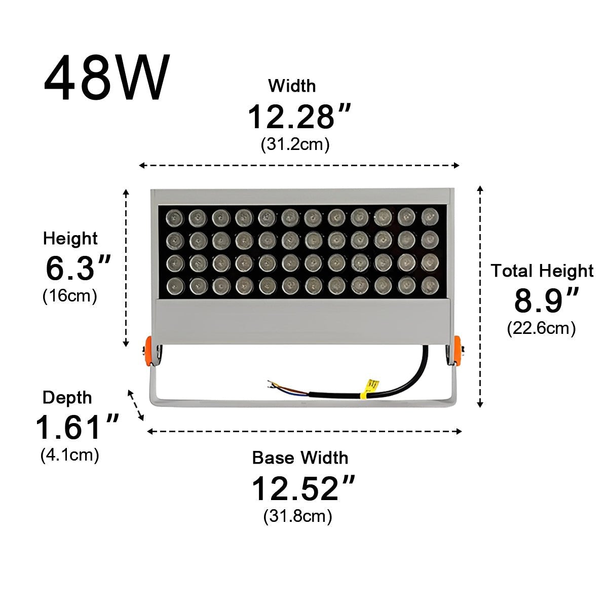 Waterproof Outdoor LED Spot Lights – Industrial Exterior Wall Washer Lighting - Flyachilles