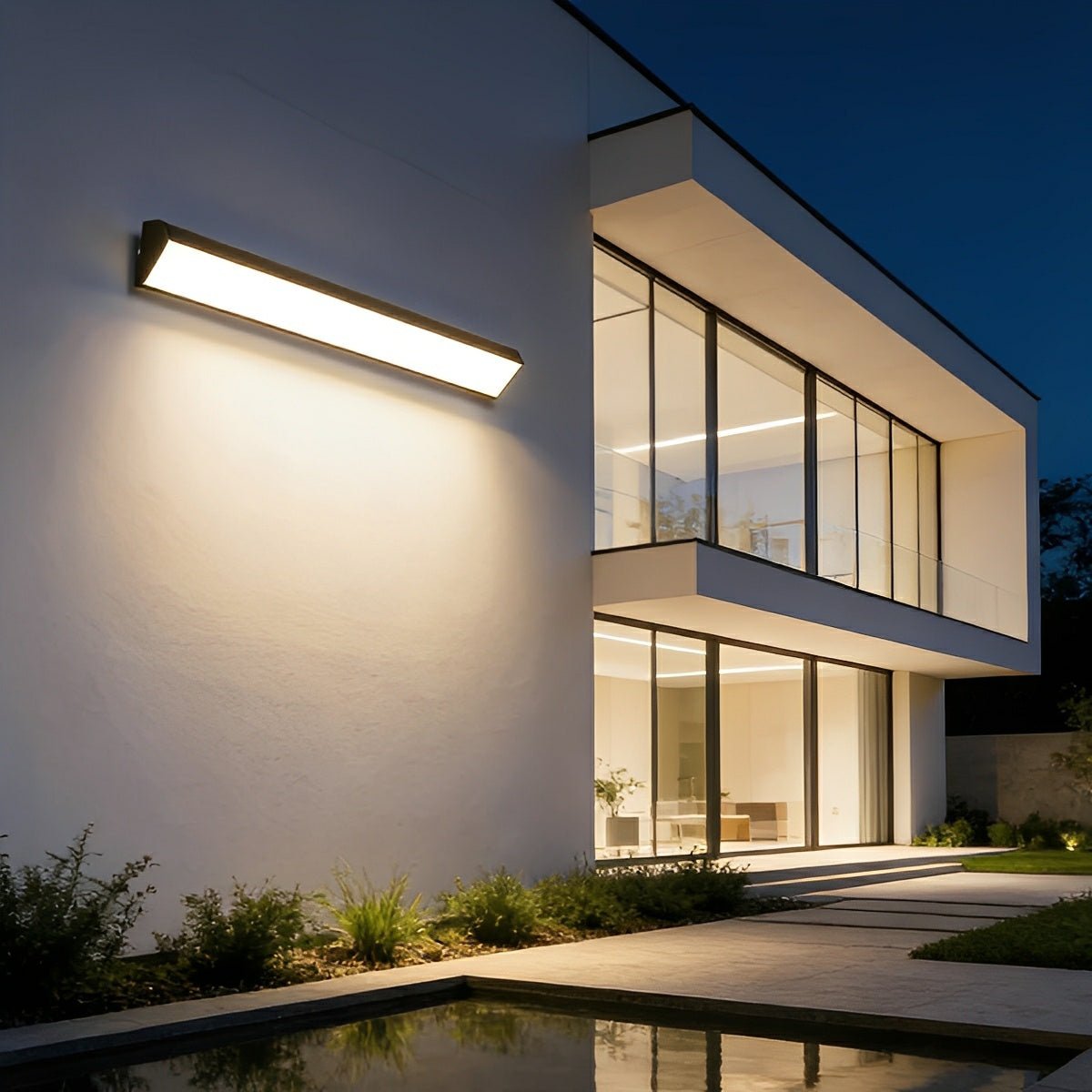 Waterproof Outdoor Motion Sensor LED Strip Lights Porch Light Exterior Wall Lights - Flyachilles