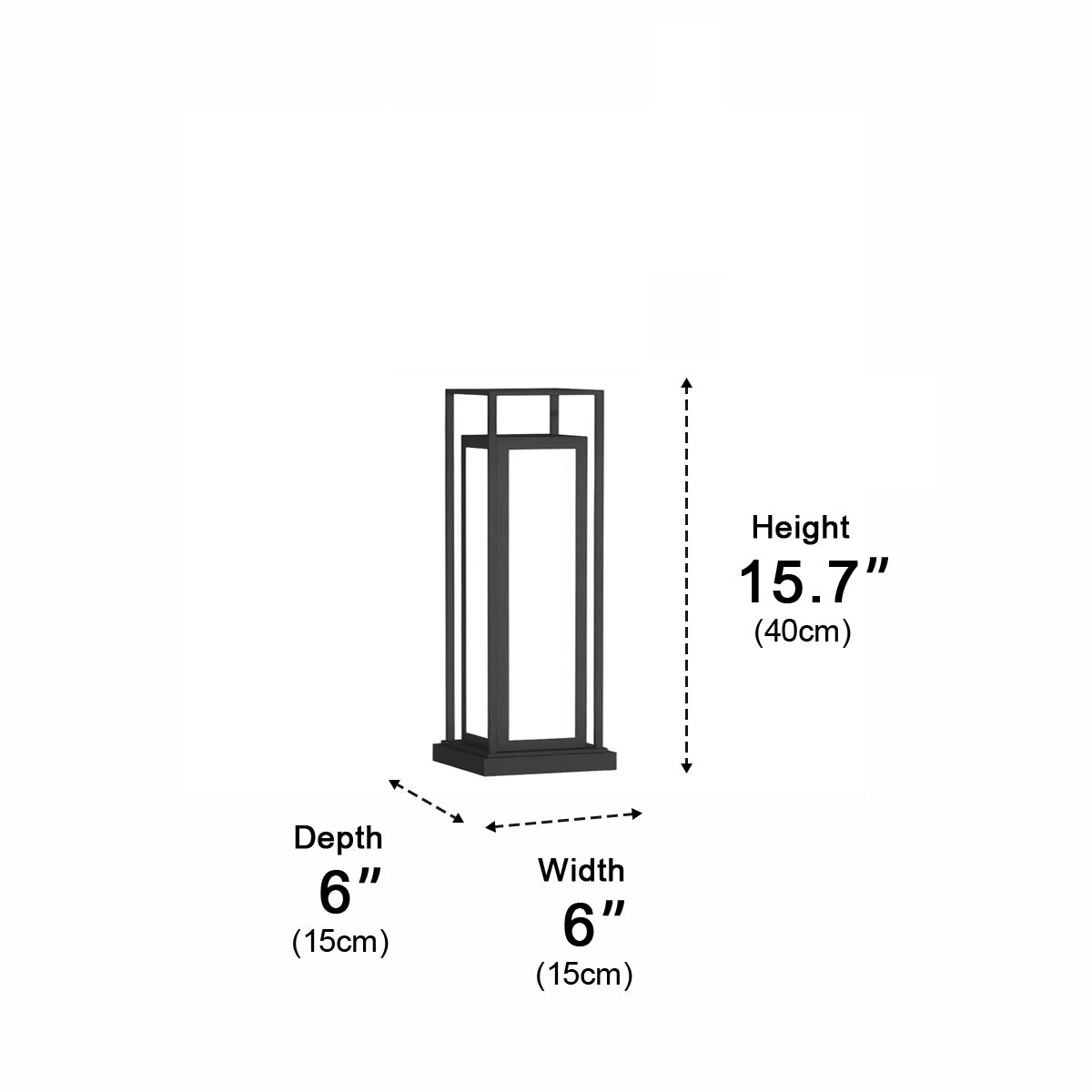 Waterproof Outdoor Post Lights LED Garden Lights Deck Light - Flyachilles
