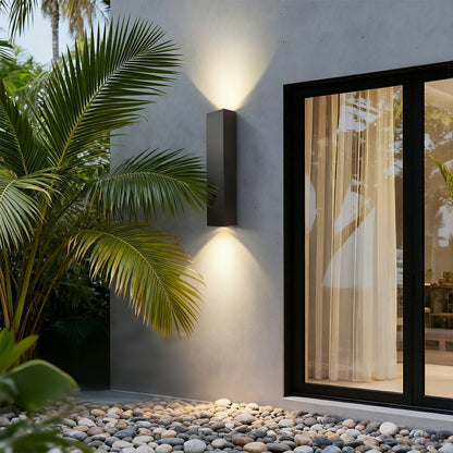 Waterproof Outdoor Rectangular Up and Down Exterior Wall Lights - Flyachilles