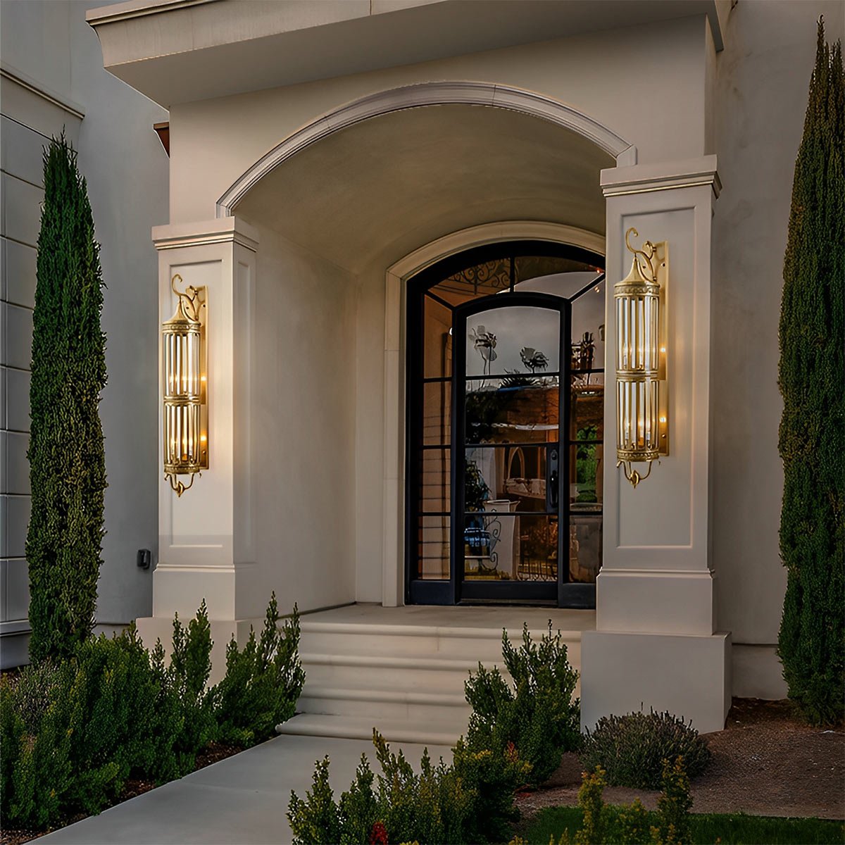 Waterproof Outdoor Vintage Retro Mid Century LED Porch Light Wall