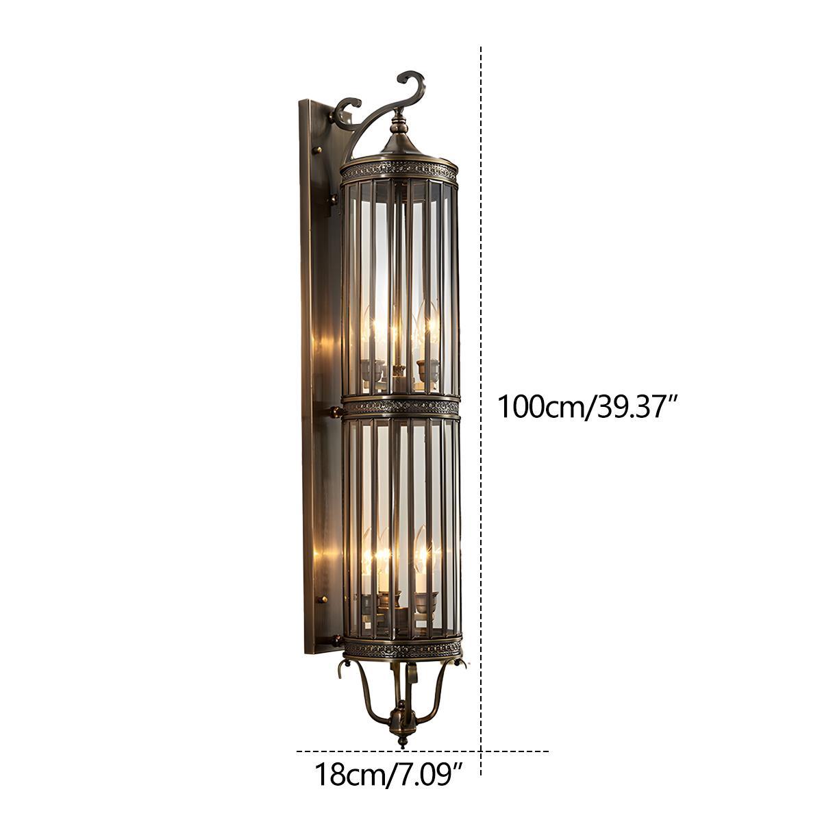 Waterproof Outdoor Vintage Mid Century LED Porch Light Wall Lights - Flyachilles