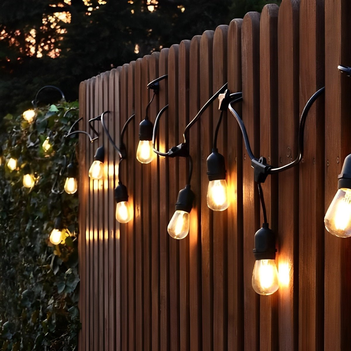 Waterproof LED Outdoor String Lights Garden Hanging Light Party camping ...