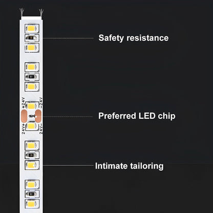 Waterproof Recessed Silicone 24V Modern Flexible LED Strip Lights Linear Light 197&