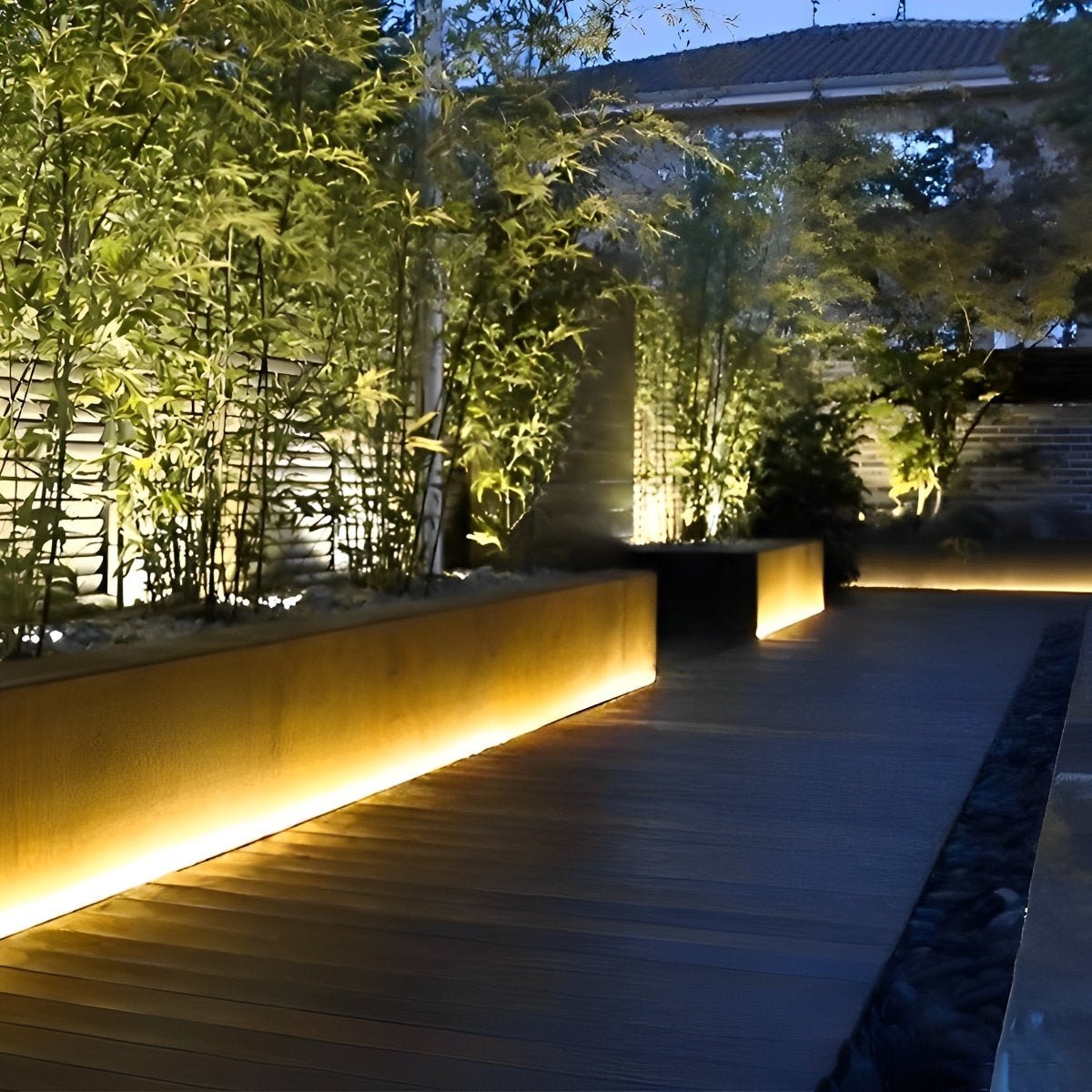 Waterproof Recessed Silicone Modern Flexible LED Strip Lights Outdoor Linear Light - Flyachilles