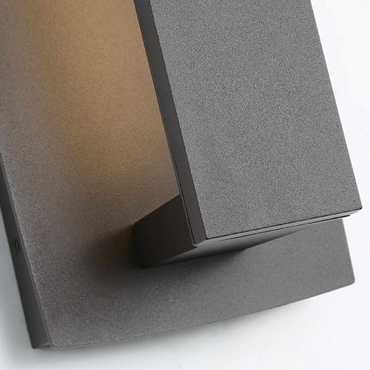 Waterproof Rectangle Black LED Outdoor Wall Sconces - Flyachilles