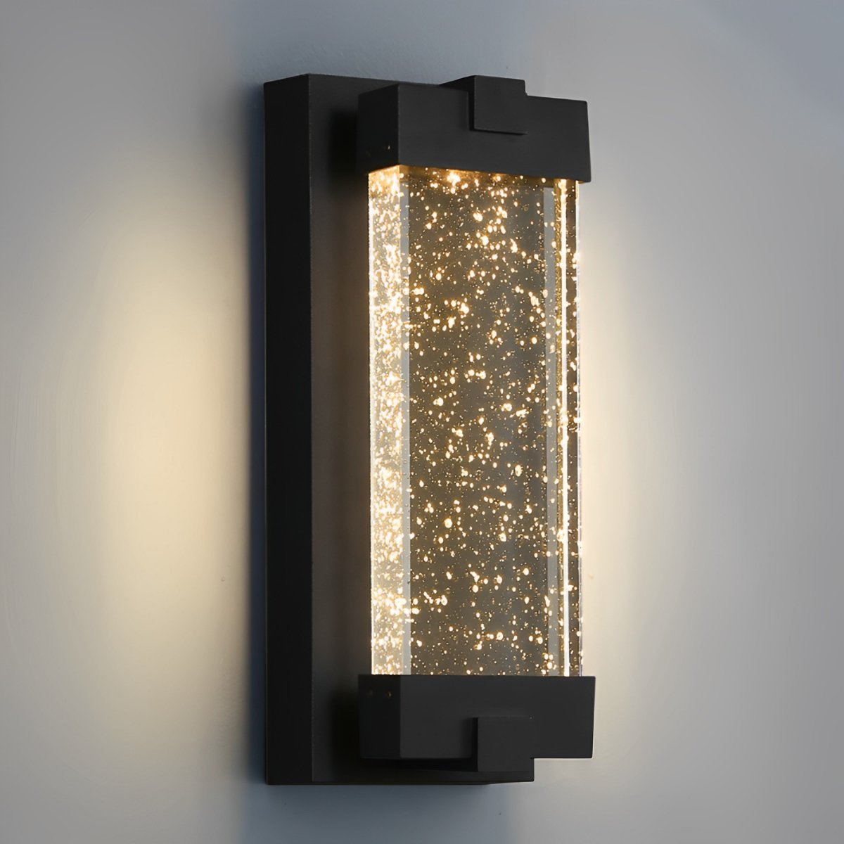 Waterproof Rectangle Crystal LED Outdoor Wall Sconces Lighting