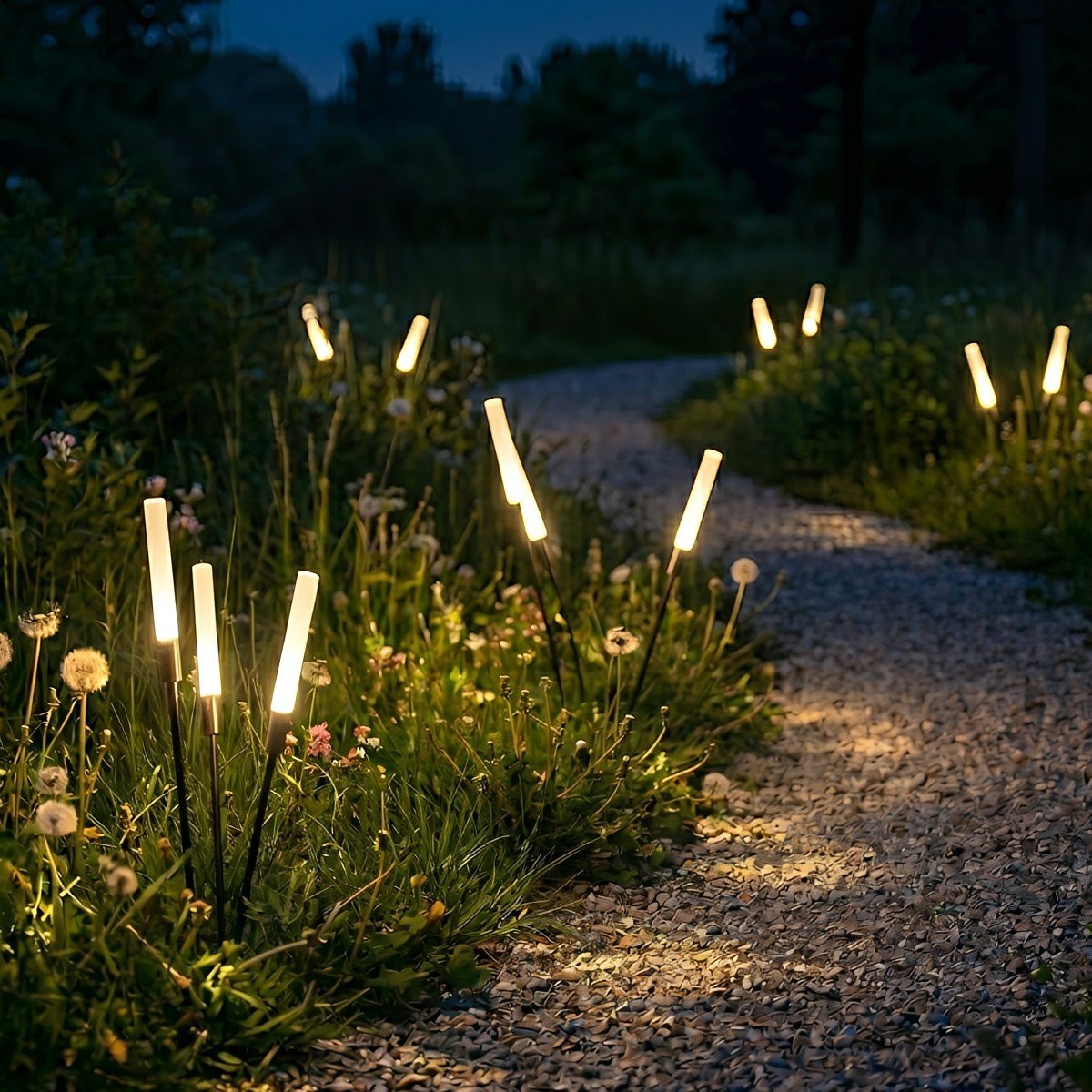 Solar Reed Shaped LED Landscape Lights for Garden