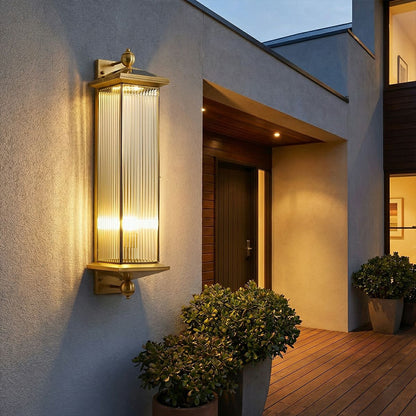 Waterproof Rustic Copper Outdoor LED Porch Wall Lights - Flyachilles