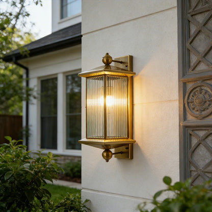 Waterproof Rustic Copper Outdoor LED Porch Wall Lights - Flyachilles