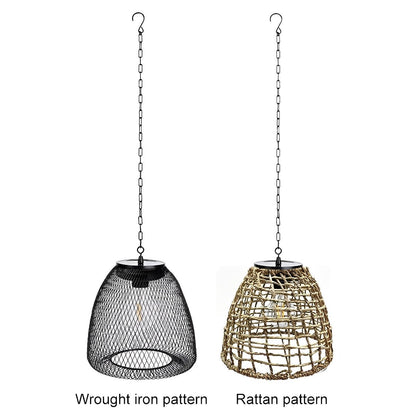 Waterproof Solar Bell Shaped Outdoor Lanterns Pendant Lights - Flyachilles