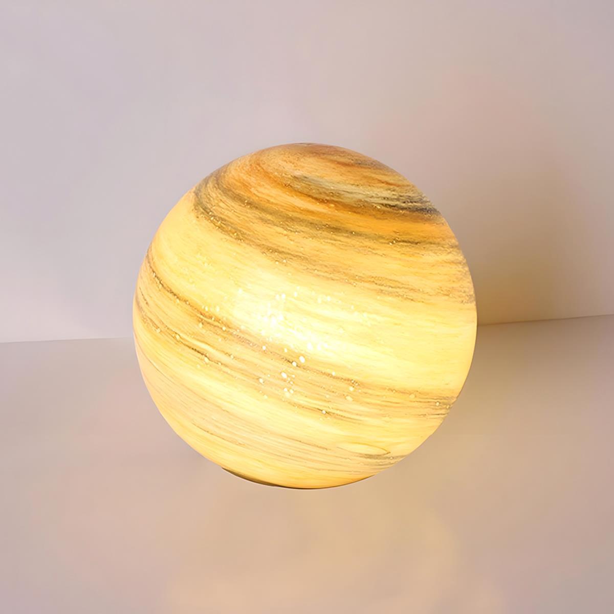 Waterproof Modern Solar Globe Planet LED Outdoor Landscape